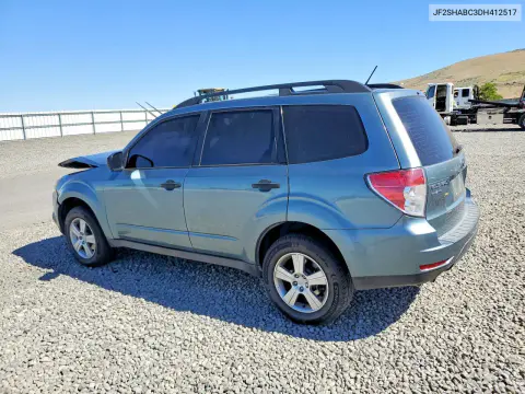 2013 Subaru Forester 2.5X VIN JF2SHABC3DH412517 фото 2