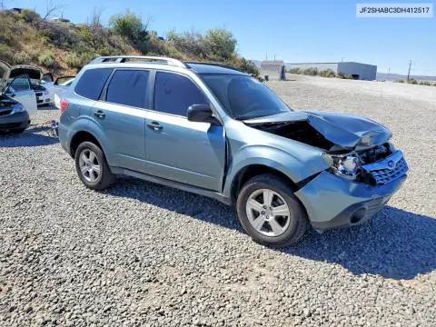 2013 Subaru Forester 2.5X VIN JF2SHABC3DH412517 фото 4