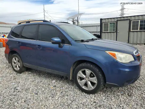 2014 Subaru Forester 2.5I Touring VIN JF2SJAPC3EH512809 фото 4