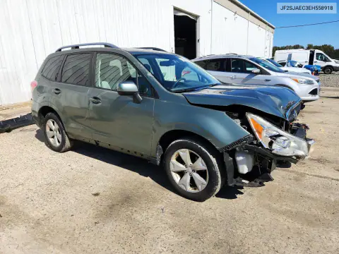 2014 Subaru Forester 2.5I Premium VIN JF2SJAEC3EH558918 фото 4