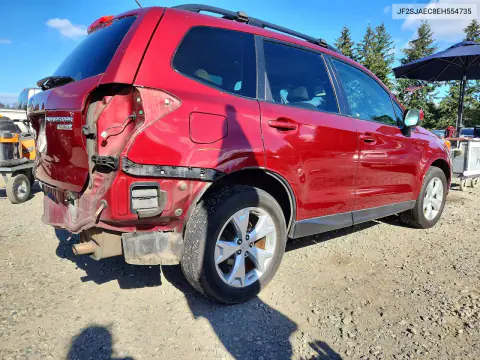 2014 Subaru Forester 2.5I Premium VIN JF2SJAEC8EH554735 фото 3