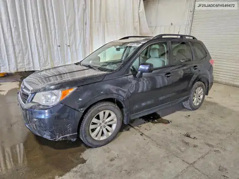 JF2SJADC6FH549472 — 2015 Subaru Forester, Повреждения со всех сторон, фото до ремонта