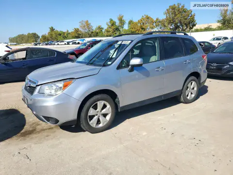2015 Subaru Forester 2.5I Premium VIN JF2SJAFC0FH808809 фото 1