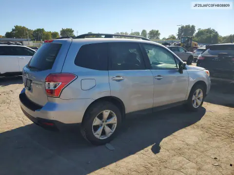 2015 Subaru Forester 2.5I Premium VIN JF2SJAFC0FH808809 фото 3