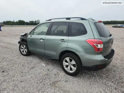 2016 Subaru Forester 2.5I Premium VIN JF2SJAFC6GH411431 фото 2