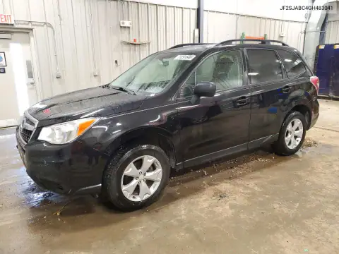 JF2SJABC4GH483041 — 2016 Subaru Forester, Задняя часть, фото до ремонта