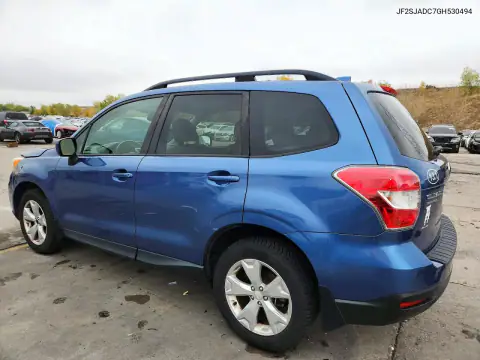 JF2SJADC7GH530494 — 2016 Subaru Forester, photo 2 from Copart, Front end