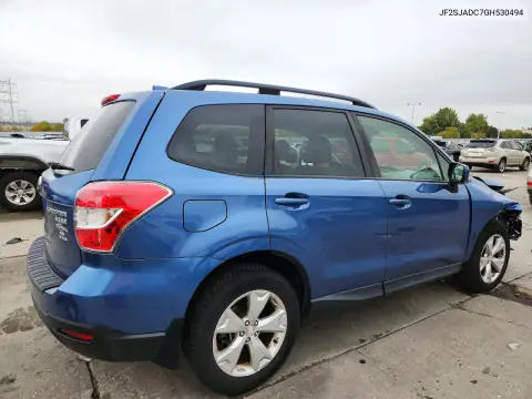 JF2SJADC7GH530494 — 2016 Subaru Forester, photo 3 from Copart, Front end
