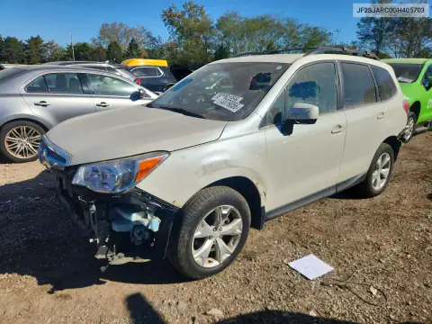 JF2SJARC0GH405703 — 2016 Subaru Forester, Front end, before-repair photos