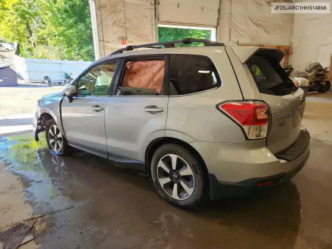 2017 Subaru Forester 2.5I Limited VIN JF2SJARC1HH514866 фото 2