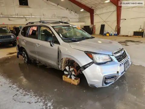 2017 Subaru Forester 2.5I Limited VIN JF2SJARC1HH514866 фото 4