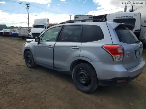 JF2SJEJC1JH465998 — 2018 Subaru Forester, photo 2 from Copart 20.10.2026, Front end