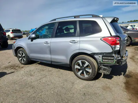 2018 Subaru Forester VIN JF2SJAGC3JH548848 фото 2