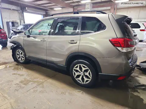 2020 Subaru Forester Premium VIN JF2SKAJC7LH482748 фото 2