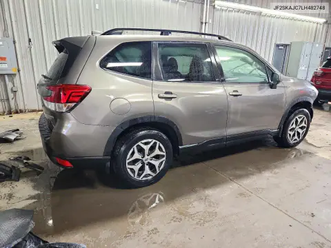 2020 Subaru Forester Premium VIN JF2SKAJC7LH482748 фото 3