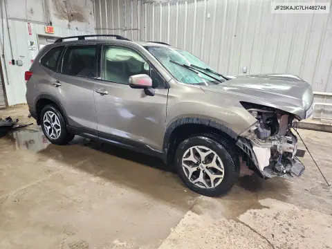 2020 Subaru Forester Premium VIN JF2SKAJC7LH482748 фото 4