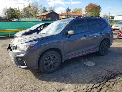 JF2SKARC6LH432640 — 2020 Subaru Forester, წინა ნაწილი, ფოტოები შეკეთებამდე