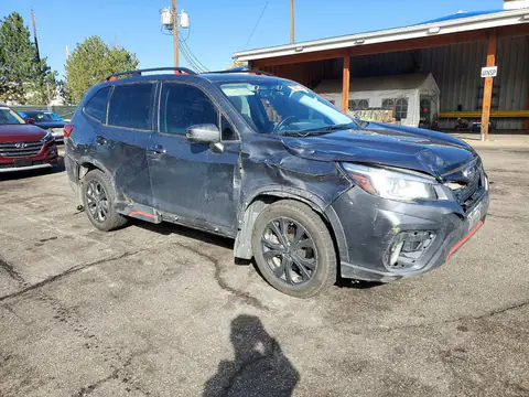 JF2SKARC6LH432640 — 2020 Subaru Forester, photo 4 from Copart, Front end