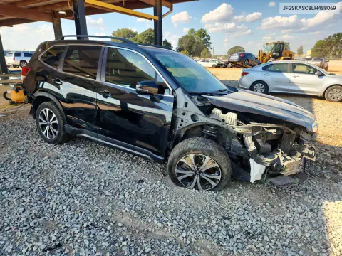 JF2SKASC8LH488069 — 2020 Subaru Forester, zdjęcie 4 z Copart, Przód