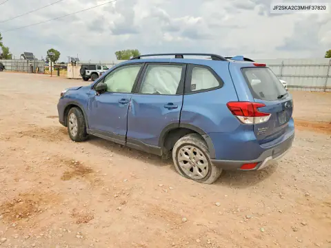 JF2SKADC3MH587820 — 2021 Subaru Forester, фото 2 с аукциона Copart 27.10.2026, опрокидывание