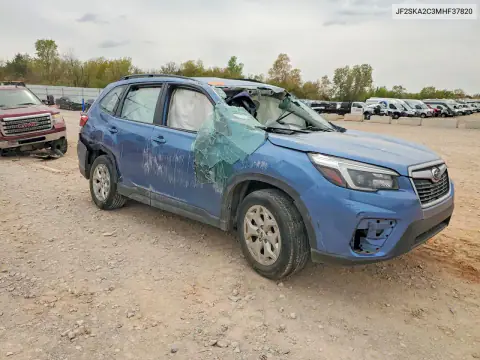 JF2SKADC3MH587820 — 2021 Subaru Forester, фото 4 с аукциона Copart 27.10.2026, опрокидывание