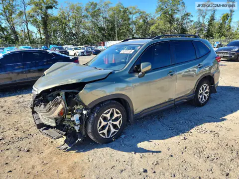 2021 Subaru Forester Premium VIN JF2SKAJC2MH531565 фото 1