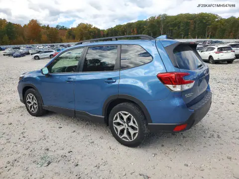 2021 Subaru Forester Premium VIN JF2SKAFC1MH547698 фото 2