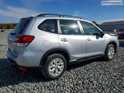2021 Subaru Forester VIN JF2SKADC1MH469717 фото 3