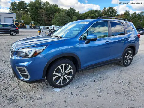 2021 Subaru Forester Limited VIN JF2SKASC8MH461083 фото 1