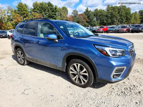 2021 Subaru Forester Limited VIN JF2SKASC8MH461083 фото 4