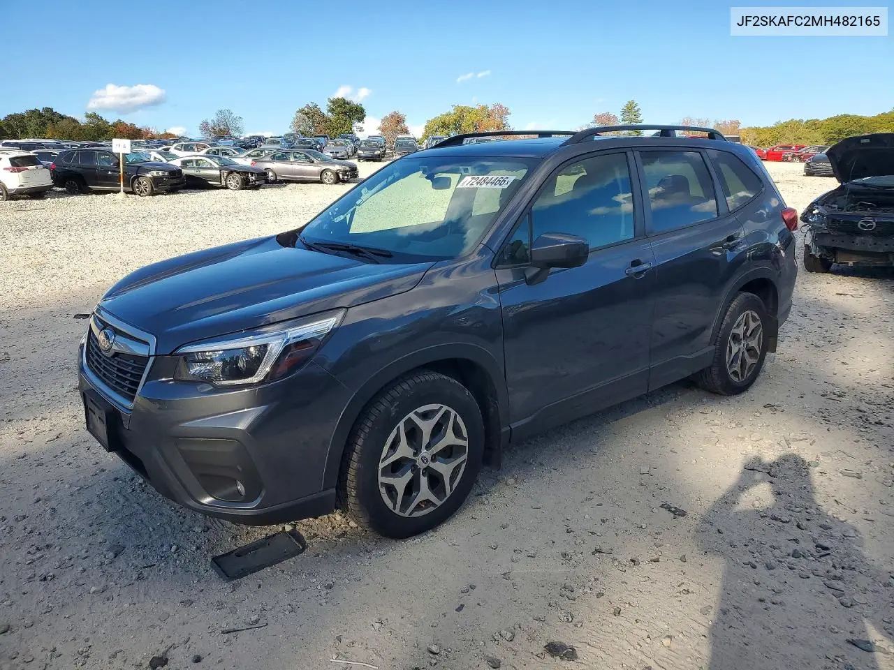 2021 Subaru Forester Premium VIN JF2SKAFC2MH482165 фото 1