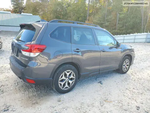 2021 Subaru Forester Premium VIN JF2SKAFC2MH482165 фото 3