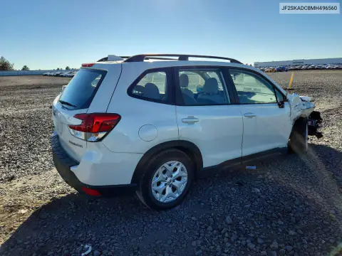 JF2SKADC8MH496560 — 2021 Subaru Forester, zdjęcie 3 z Copart 28.10.2026, Przód