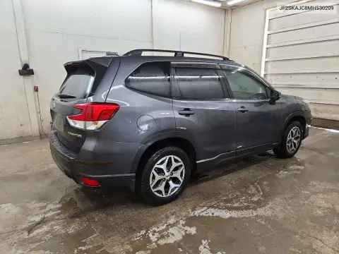 JF2SKAJC8MH530209 — 2021 Subaru Forester, გვერდითი ნაწილი, ფოტოები შეკეთებამდე
