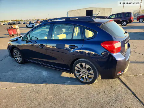 2016 Subaru Impreza Sport Premium VIN JF1GPAP63GH350217 фото 2