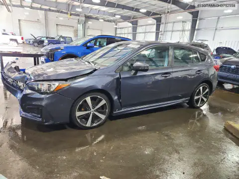 4S3GTAM60H3752558 — 2017 Subaru Impreza, Przód, zdjęć przed naprawą