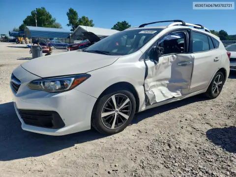 4S3GTAD67M3702721 — 2021 Subaru Impreza, Боковая часть, фото до ремонта