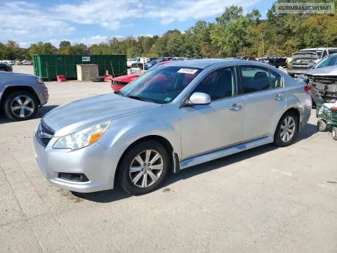 2012 Subaru Legacy 2.5I VIN 4S3BMBA62C3019681 фото 1