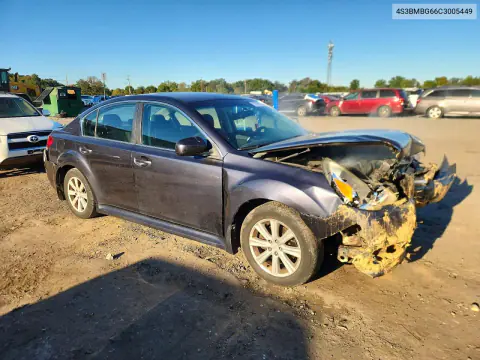 2012 Subaru Legacy 2.5I Premium VIN 4S3BMBG66C3005449 фото 4