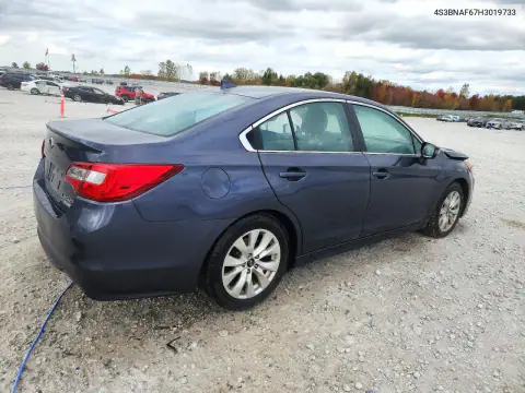 4S3BNAF67H3019733 — 2017 Subaru Legacy, foto 3 de Copart, Parte delantera