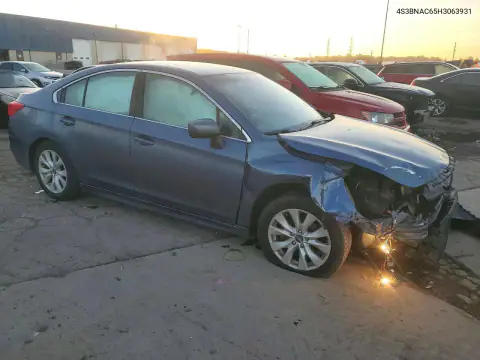 4S3BNAC65H3063931 — 2017 Subaru Legacy, фото 4 з Copart, Передня частина