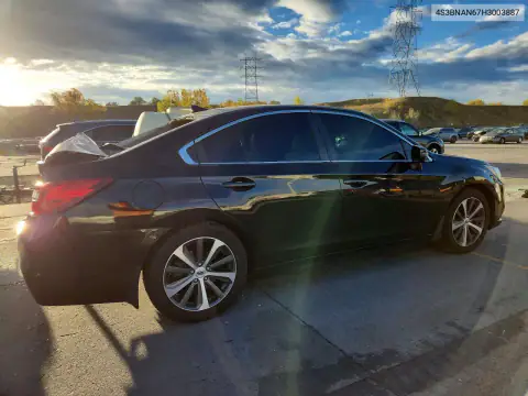 4S3BNAN67H3003887 — 2017 Subaru Legacy, фото 3 з Copart, Задня частина