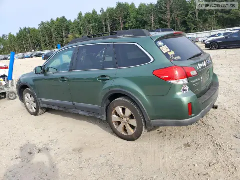 2011 Subaru Outback 2.5I Limited VIN 4S4BRBLC8B3371730 фото 2