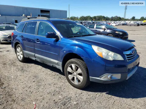 2011 Subaru Outback 2.5I Limited VIN 4S4BRBLC4B3408904 фото 4