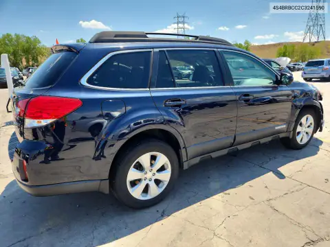 4S4BRBCC2C3241590 — 2012 Subaru Outback, photo 3 from Copart 19.10.2026, Front end