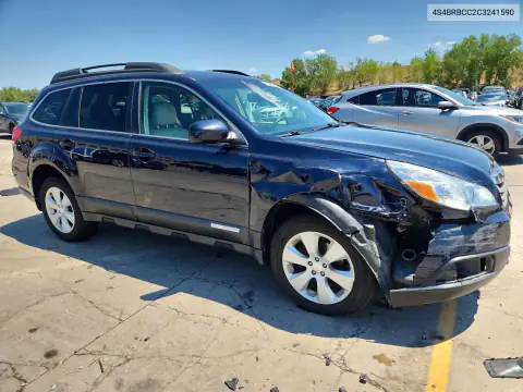 4S4BRBCC2C3241590 — 2012 Subaru Outback, photo 4 from Copart 19.10.2026, Front end
