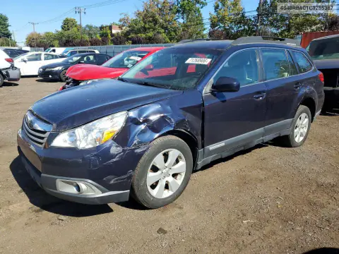 4S4BRBAC1C3285387 — 2012 Subaru Outback, Front end, before-repair photos