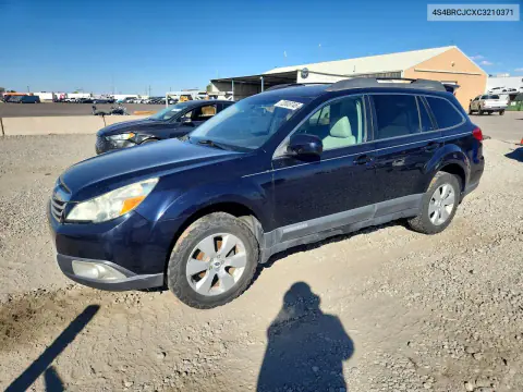 4S4BRCJCXC3210371 — 2012 Subaru Outback, Задняя часть, фото до ремонта