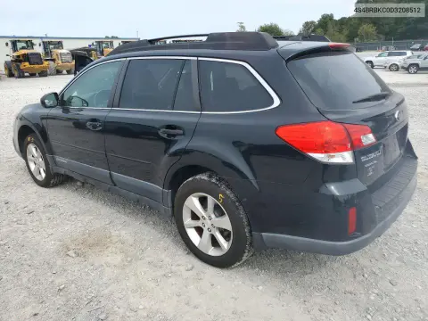 2013 Subaru Outback 2.5I Limited VIN 4S4BRBKC0D3208512 фото 2