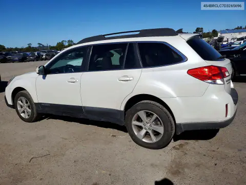 2013 Subaru Outback 2.5I Limited VIN 4S4BRCLC7D3265696 фото 2